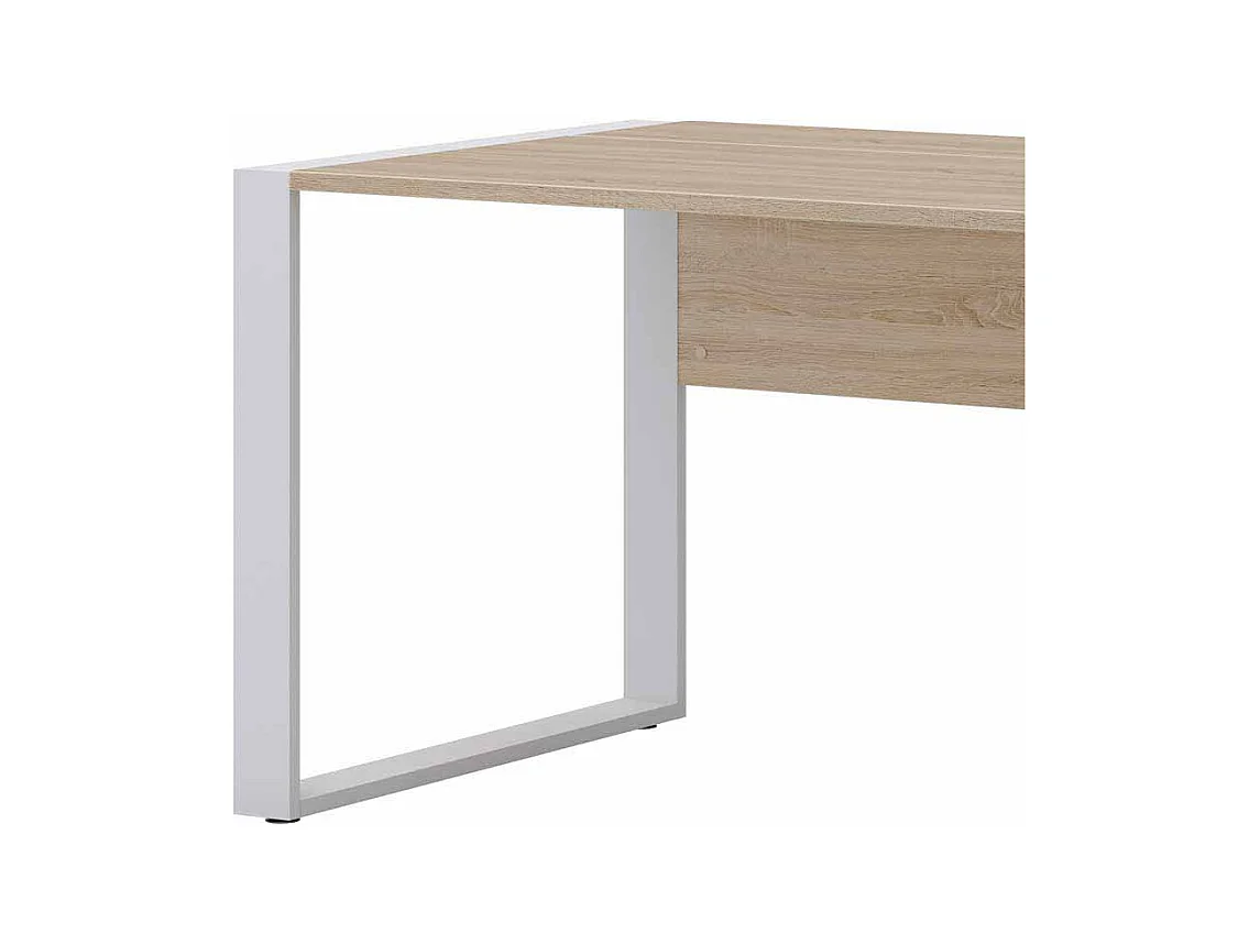 Computer Schreibtisch in Sonoma Eiche Wei�
