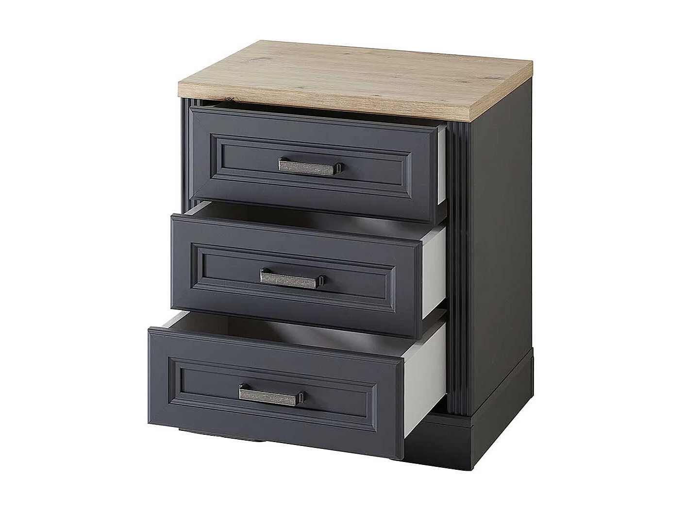 Bürotisch Set mit Rollcontainer Landhausstil (zweiteilig)