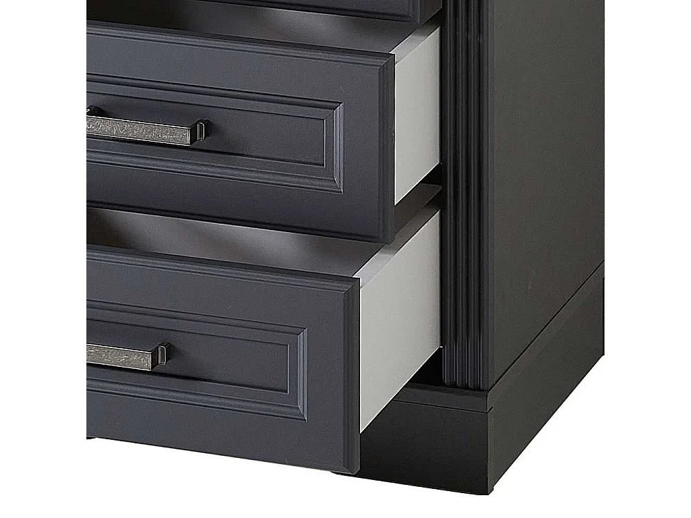 Bürotisch Set mit Rollcontainer Landhausstil (zweiteilig)