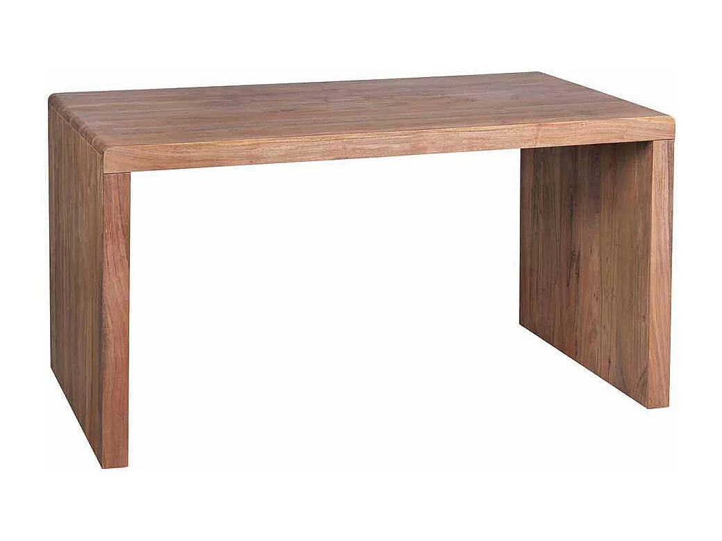 Massivholz Schreibtisch aus Akazie natur modern