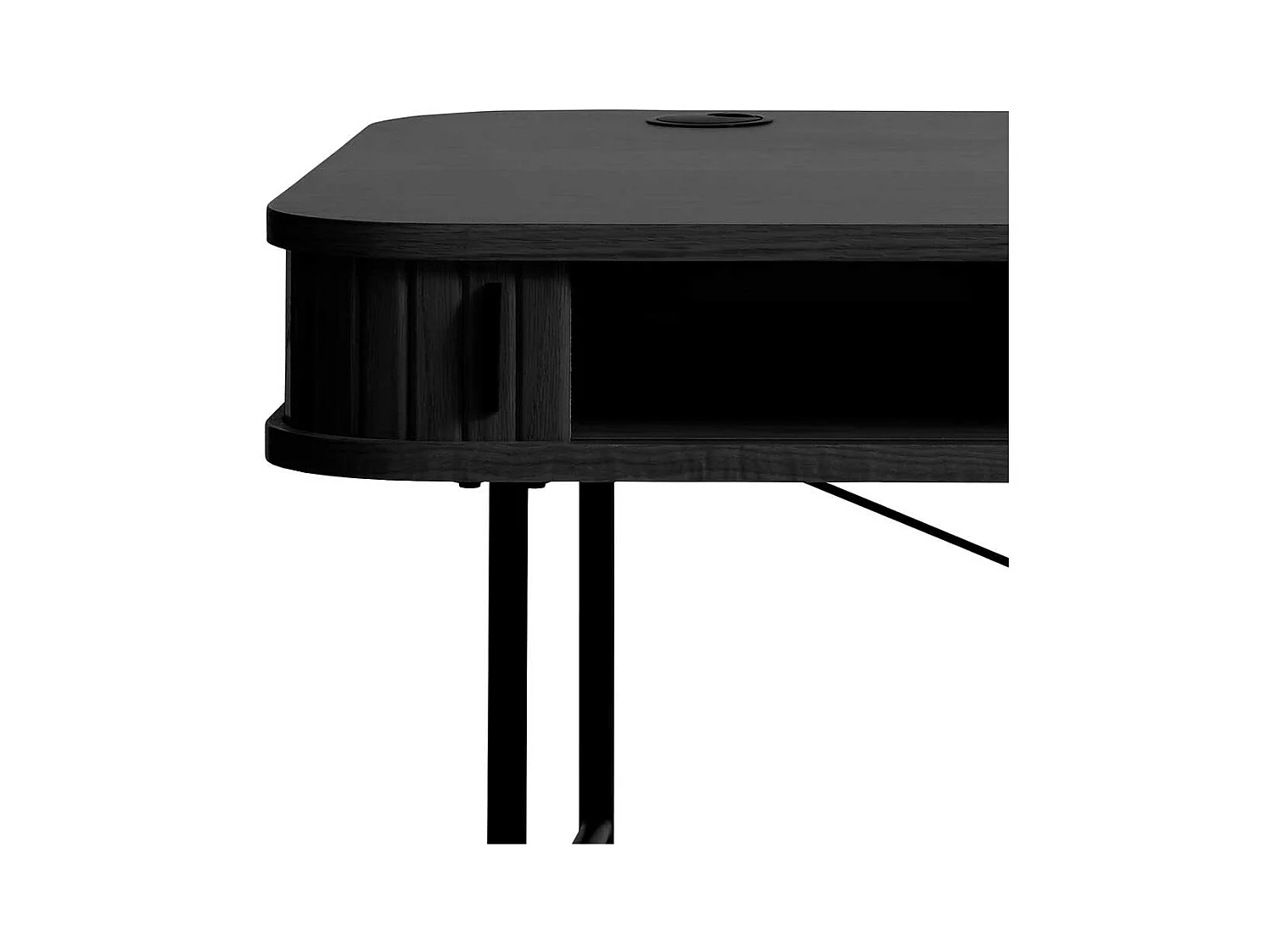 Moderner Home Office Schreibtisch in Schwarz Skandi Design