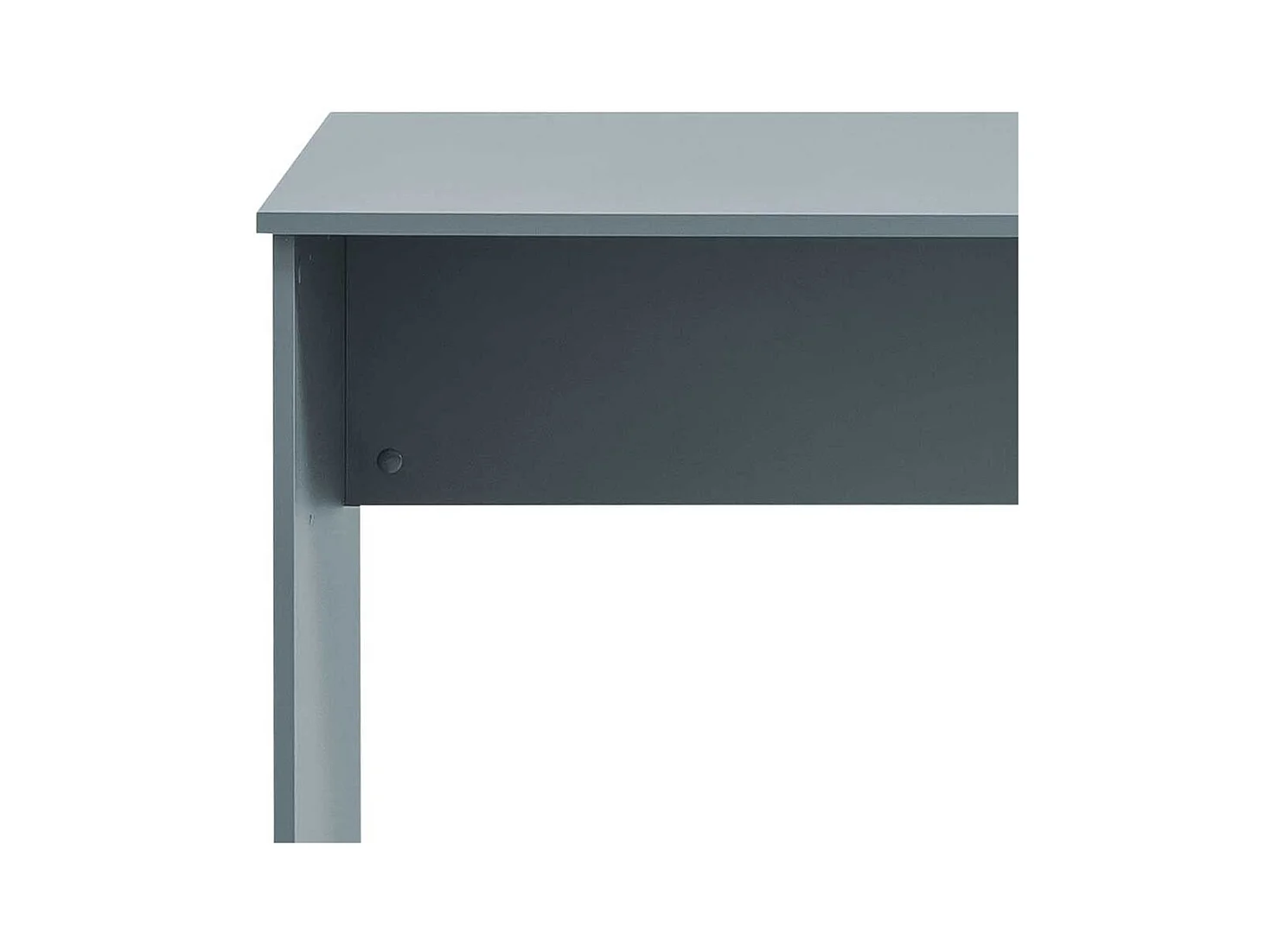 Moderner Schreibtisch in Petrol Wangen Gestell