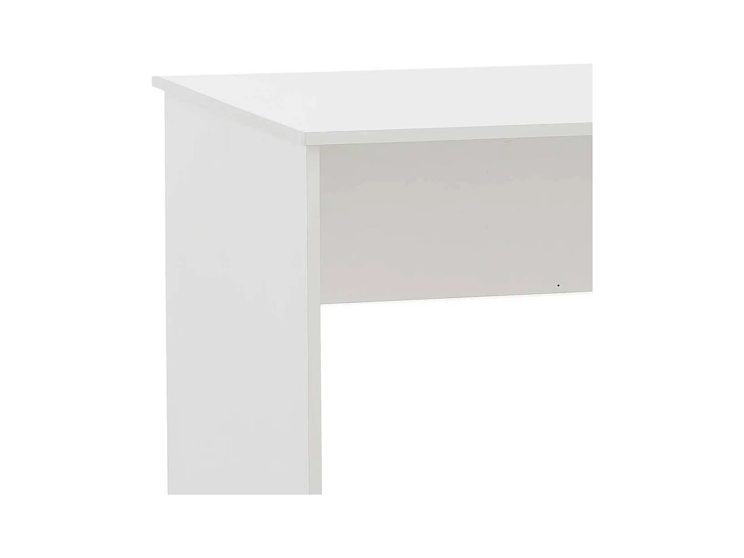 Winkelschreibtisch weiss Made in Germany Seitenregalen