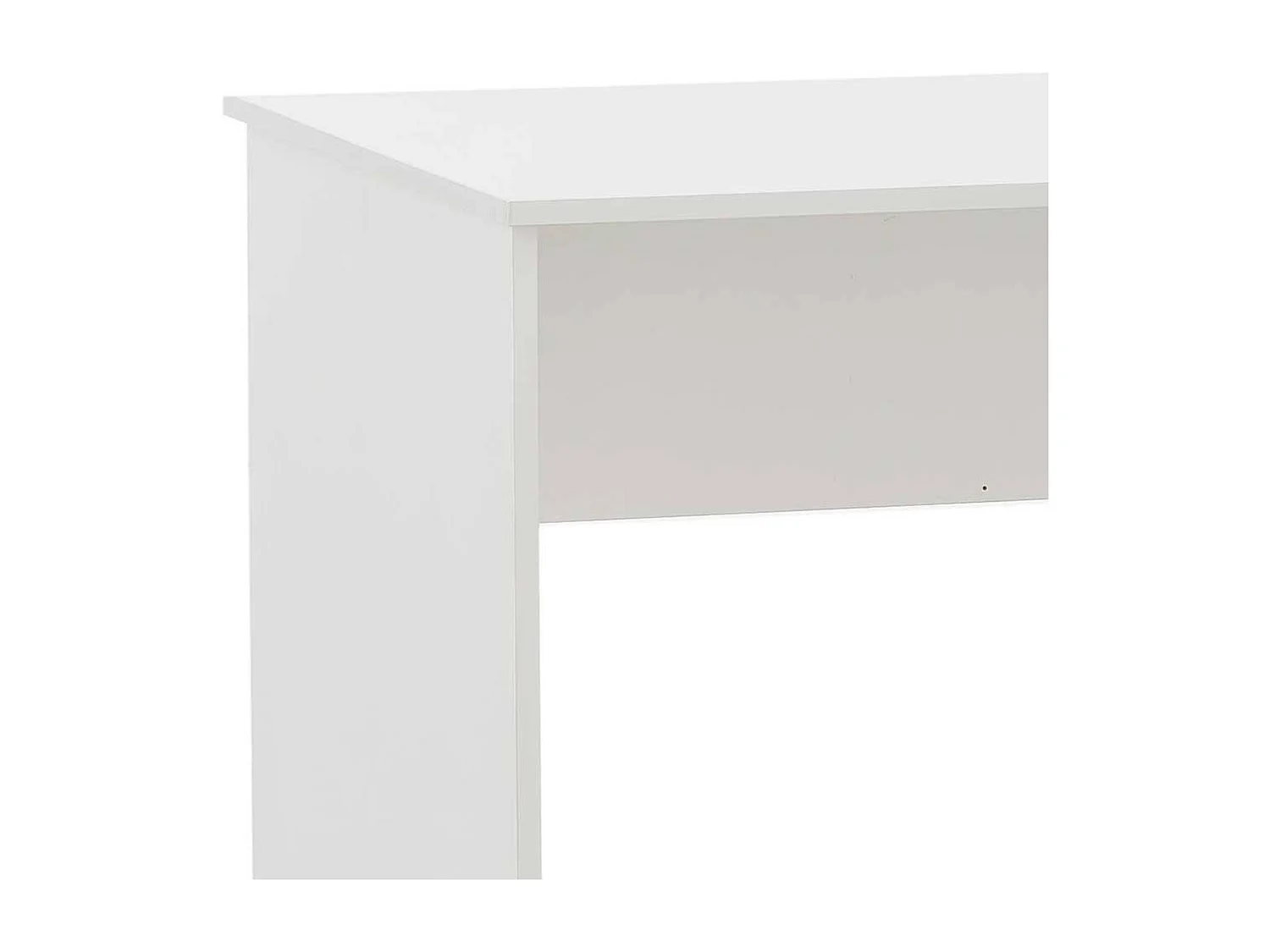 Winkelschreibtisch weiss Made in Germany Seitenregalen