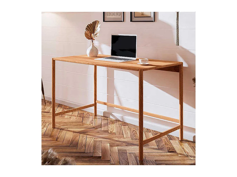 Echtholz Schreibtisch aus Wildbuche 120x75x65 cm