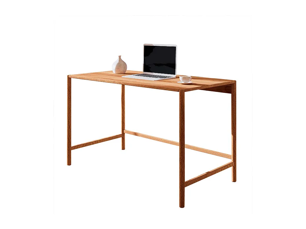 Echtholz Schreibtisch aus Wildbuche 120x75x65 cm