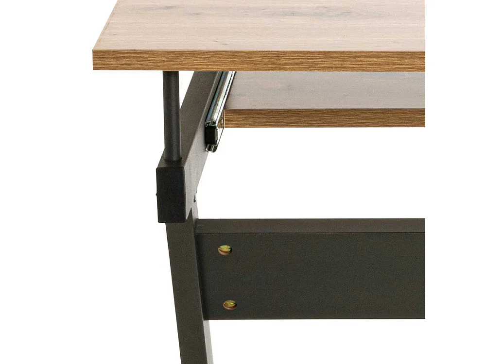 Laptopschreibtisch mit Rollen und Tastaturauszug 60 cm breit