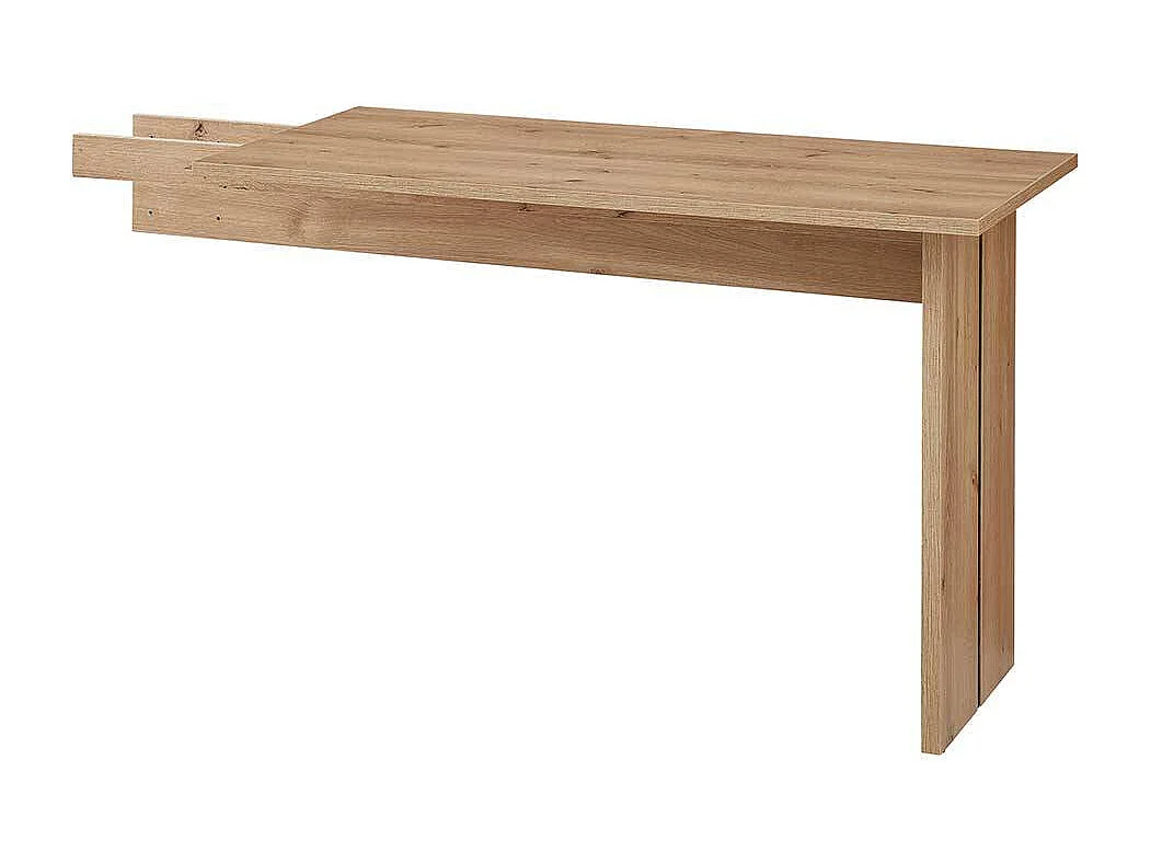 Eckcomputerschreibtisch in Wildeichefarben Schwarz