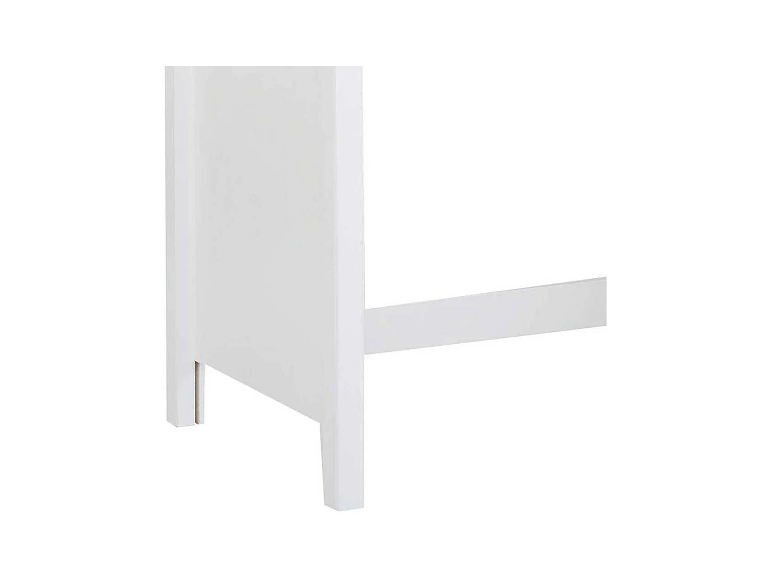 Schreibtisch Bürotisch in Weiß mit drei Schubladen