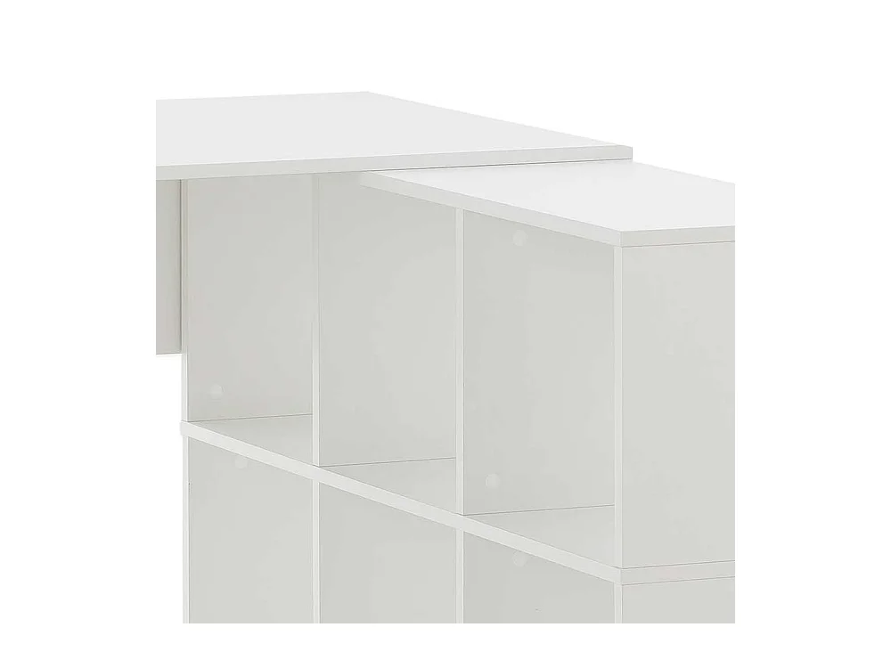 Weißer Bürotisch mit Regal Made in Germany 150 cm breit