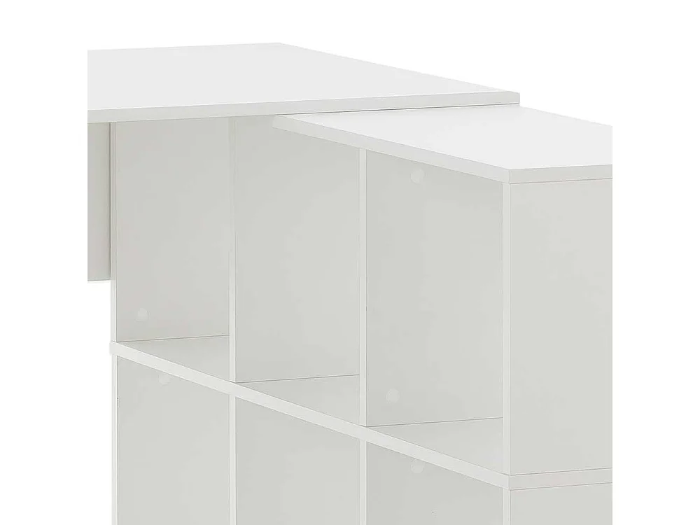 Weißer Bürotisch mit Regal Made in Germany 150 cm breit