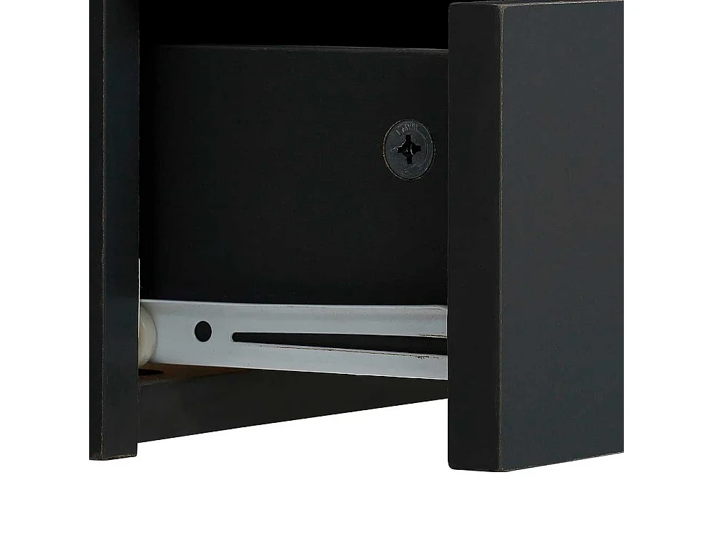 Schreibtisch Bürotisch in Dunkelgrau und Walnussfarben