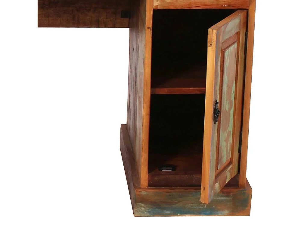 Schreibtisch im Shabby Chic Design Recyclingholz