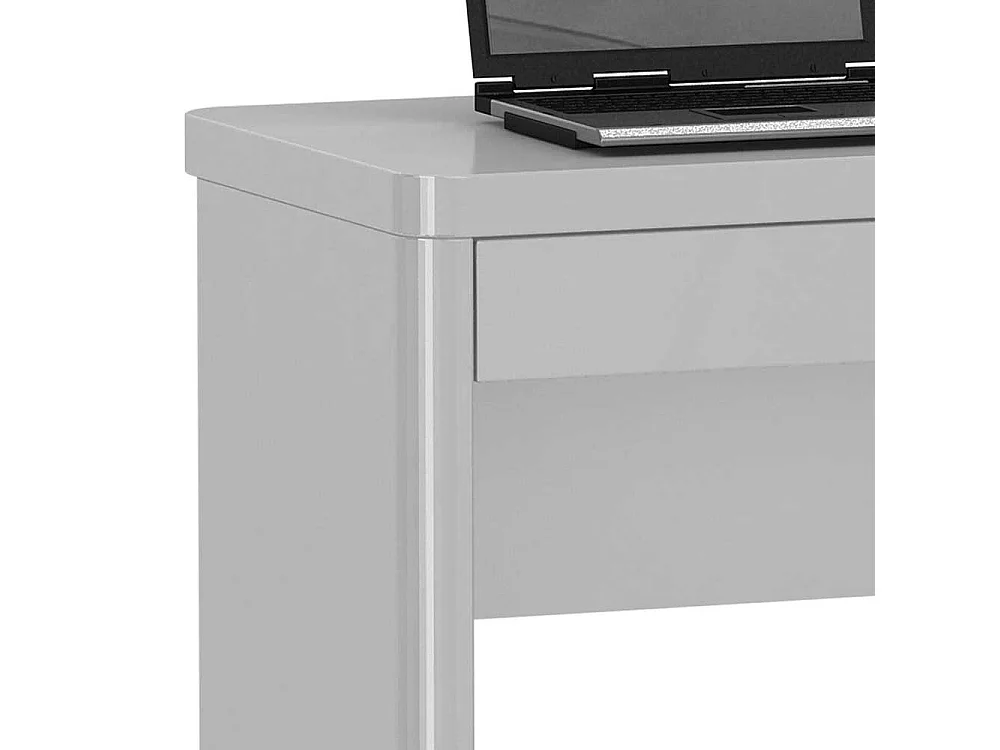 Schreibtisch in Weiß Hochglanz 80 cm breit