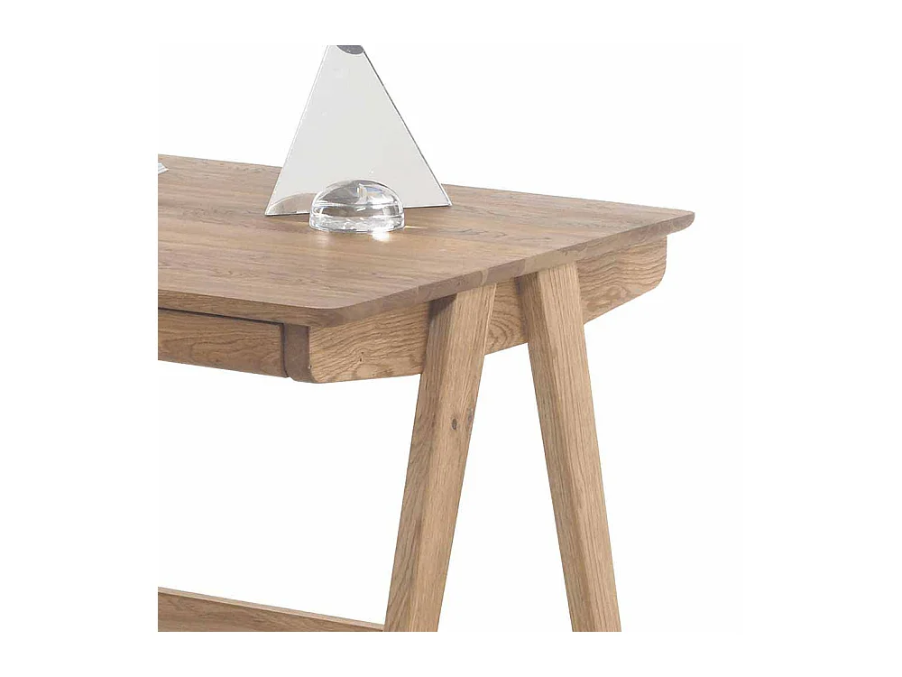 Schreibtisch aus Eiche Massivholz 120 cm