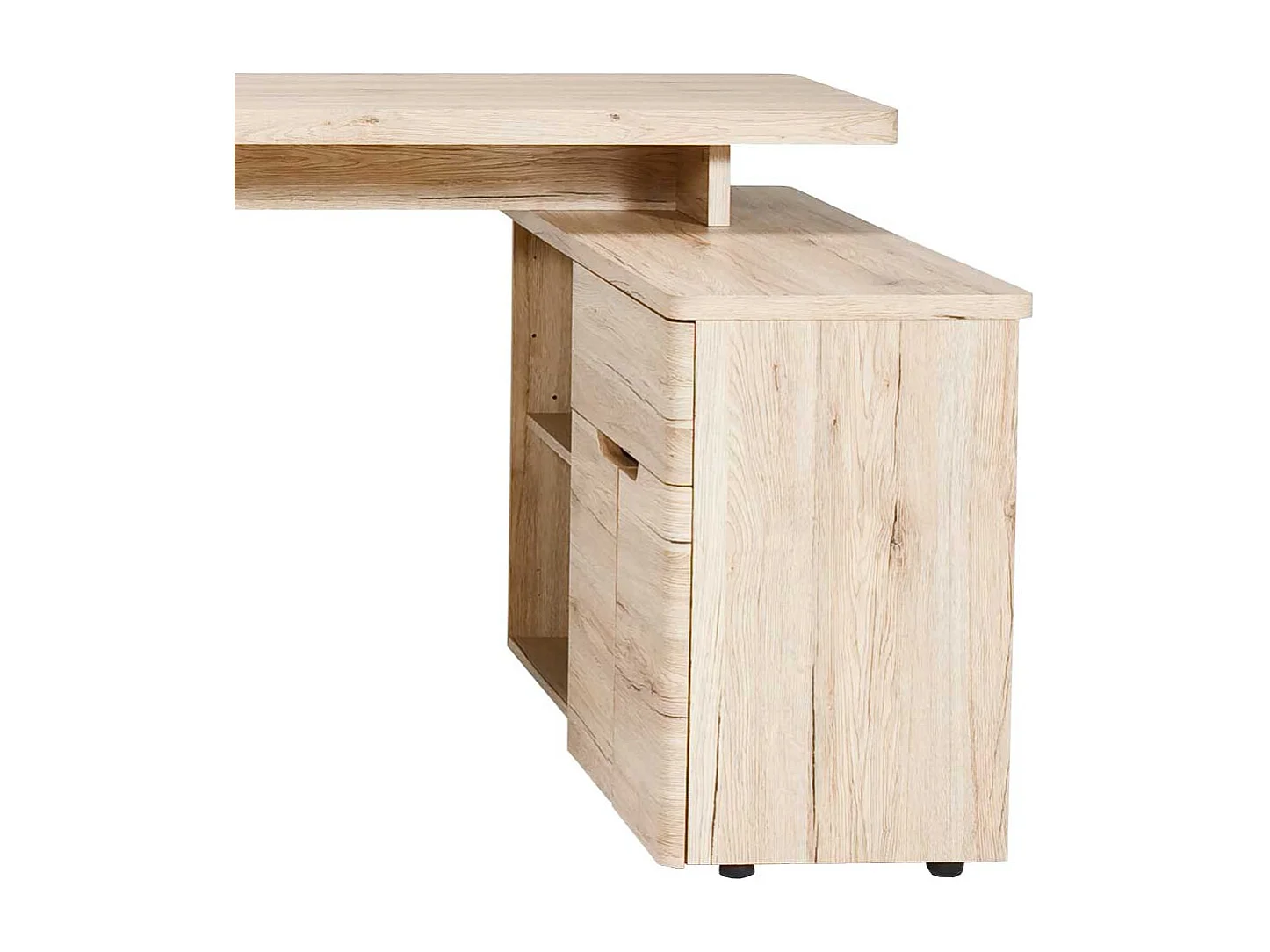 Schreibtisch mit Regal Eiche San Remo