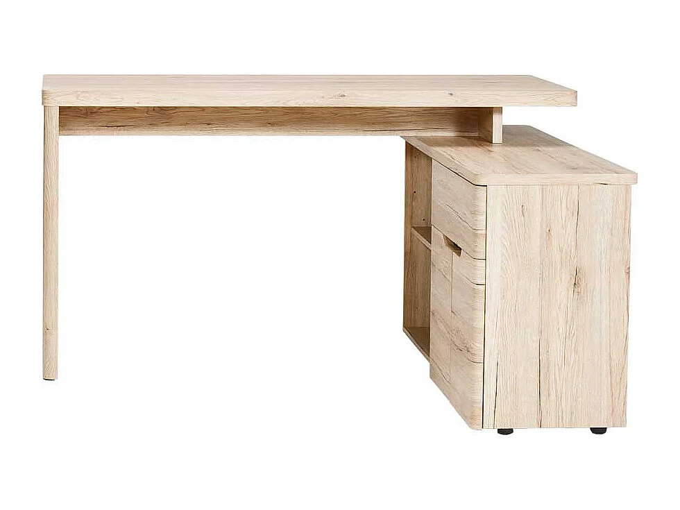 Schreibtisch mit Regal Eiche San Remo