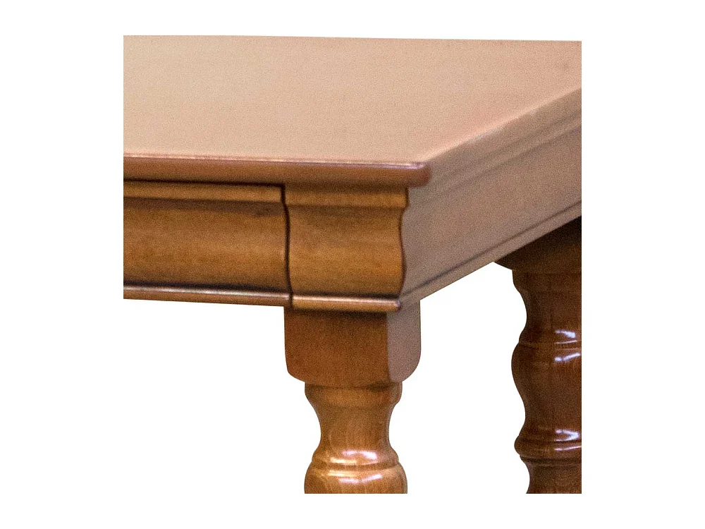 Klassischer Holz Schreibtisch in Nussbaumfarben 110 cm breit