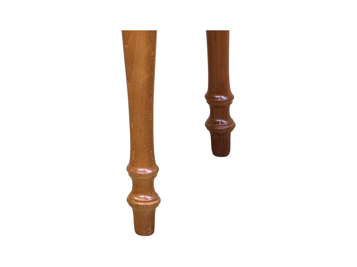 Klassischer Holz Schreibtisch in Nussbaumfarben 110 cm breit