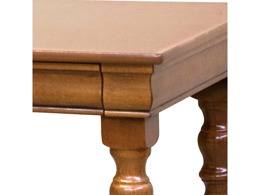 Klassischer Holz Schreibtisch in Nussbaumfarben 110 cm breit