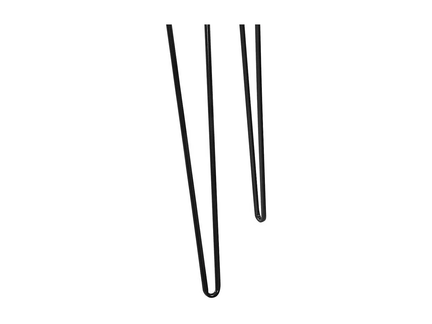 Retrostil Laptopschreibtisch in Weiß und Schwarz 90 cm hoch