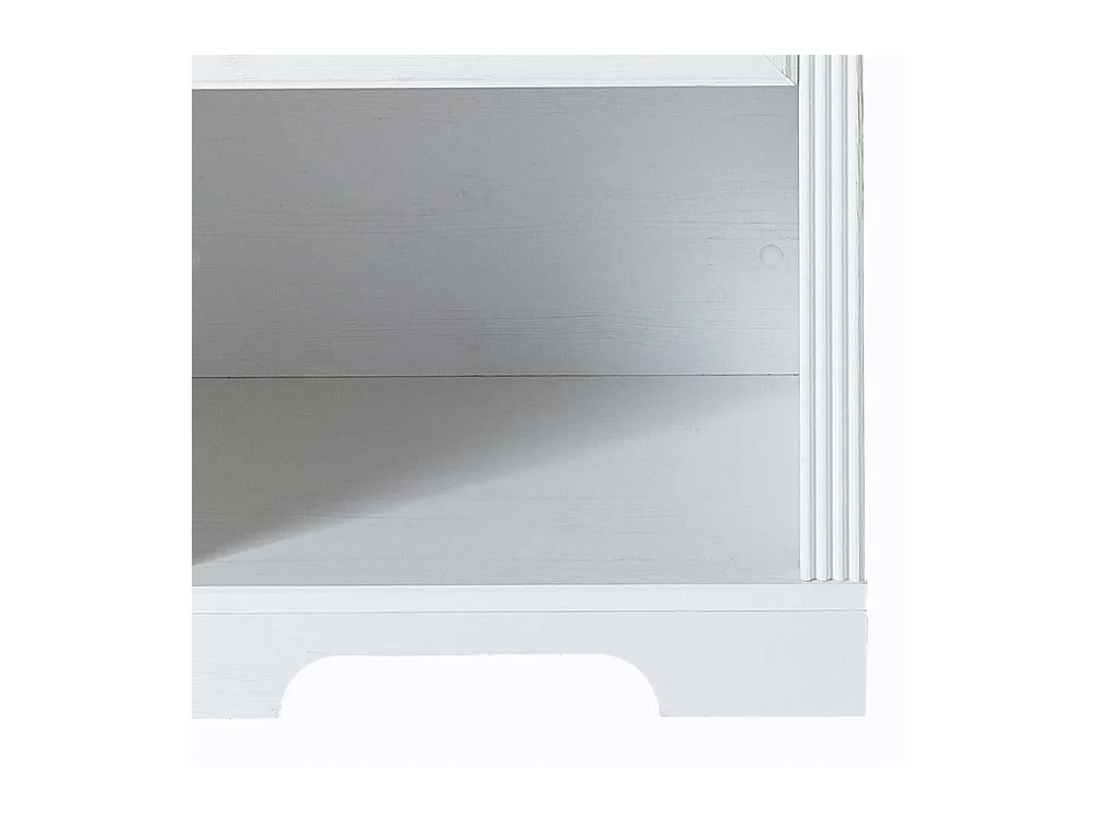 Schreibtisch Set im Landhausstil Weiß & Eichefarben (dreiteilig)