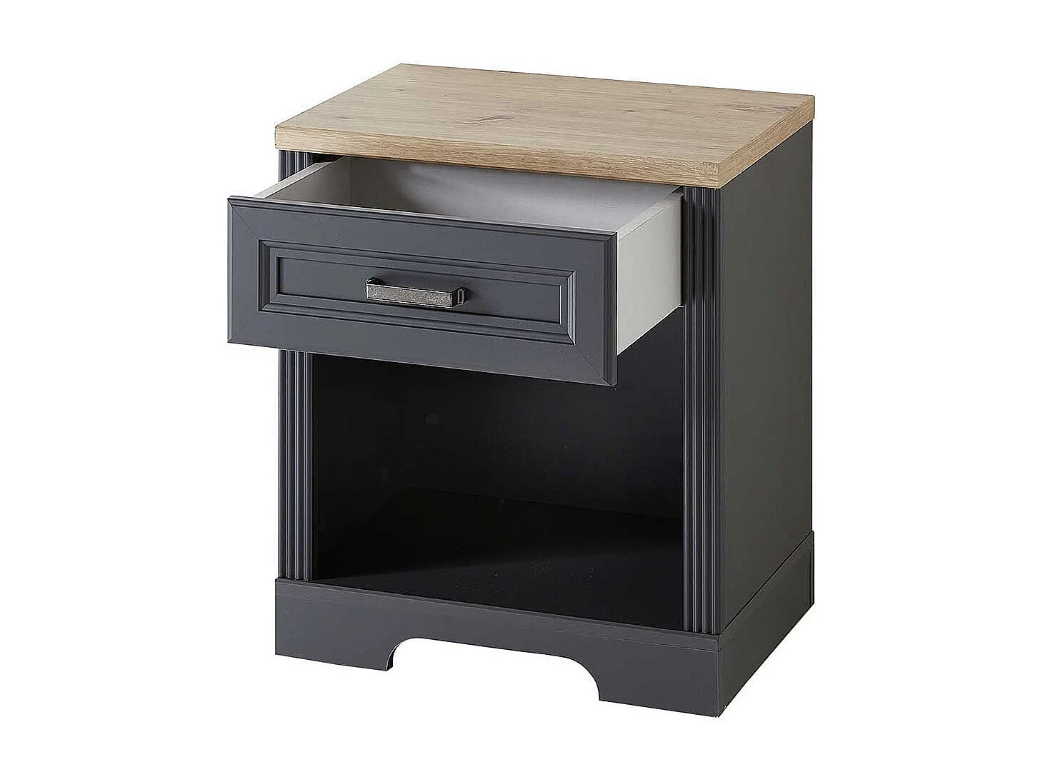 Bürotisch Set mit Rollcontainer Landhausstil (zweiteilig)