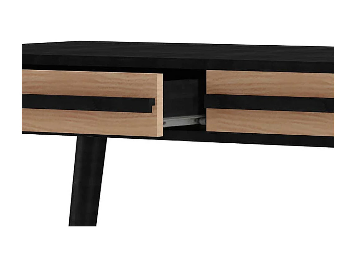 Schreibtisch Designschreibtisch mit zwei Schubladen 120 cm breit