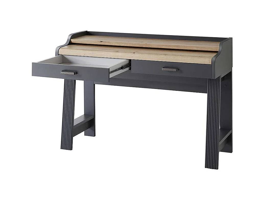 Computerschreibtisch mit Bildschirmaufsatz Plattenauszug