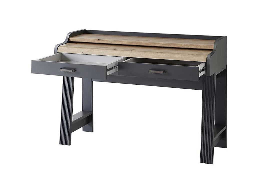 Computerschreibtisch mit Bildschirmaufsatz Plattenauszug