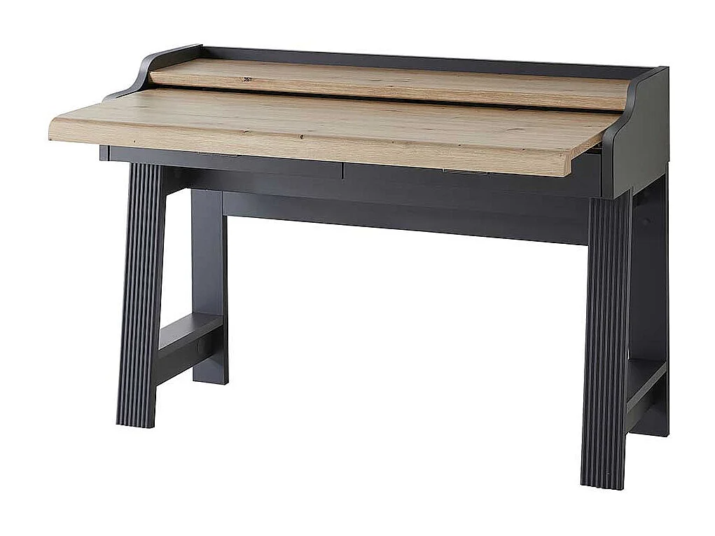 Computerschreibtisch mit Bildschirmaufsatz Plattenauszug