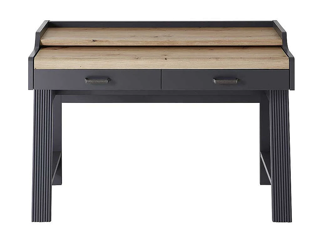 Computerschreibtisch mit Bildschirmaufsatz Plattenauszug