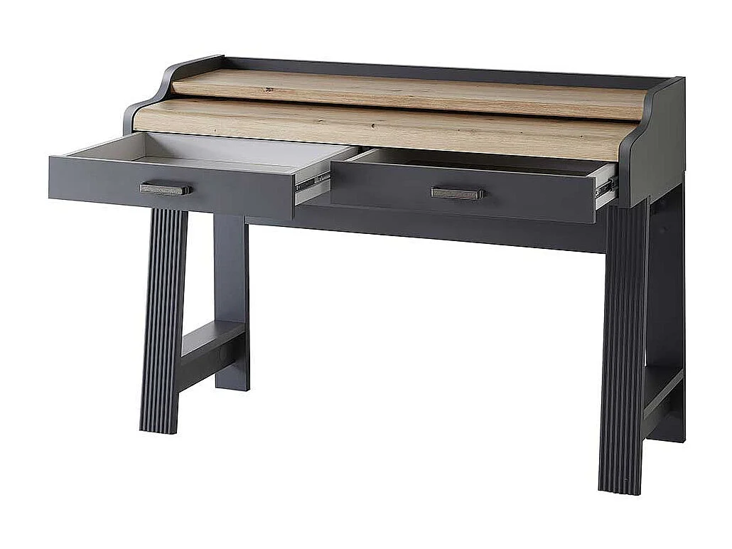 Computerschreibtisch mit Bildschirmaufsatz Plattenauszug