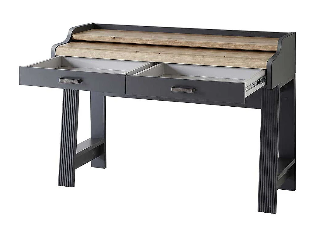 Computerschreibtisch mit Bildschirmaufsatz Plattenauszug