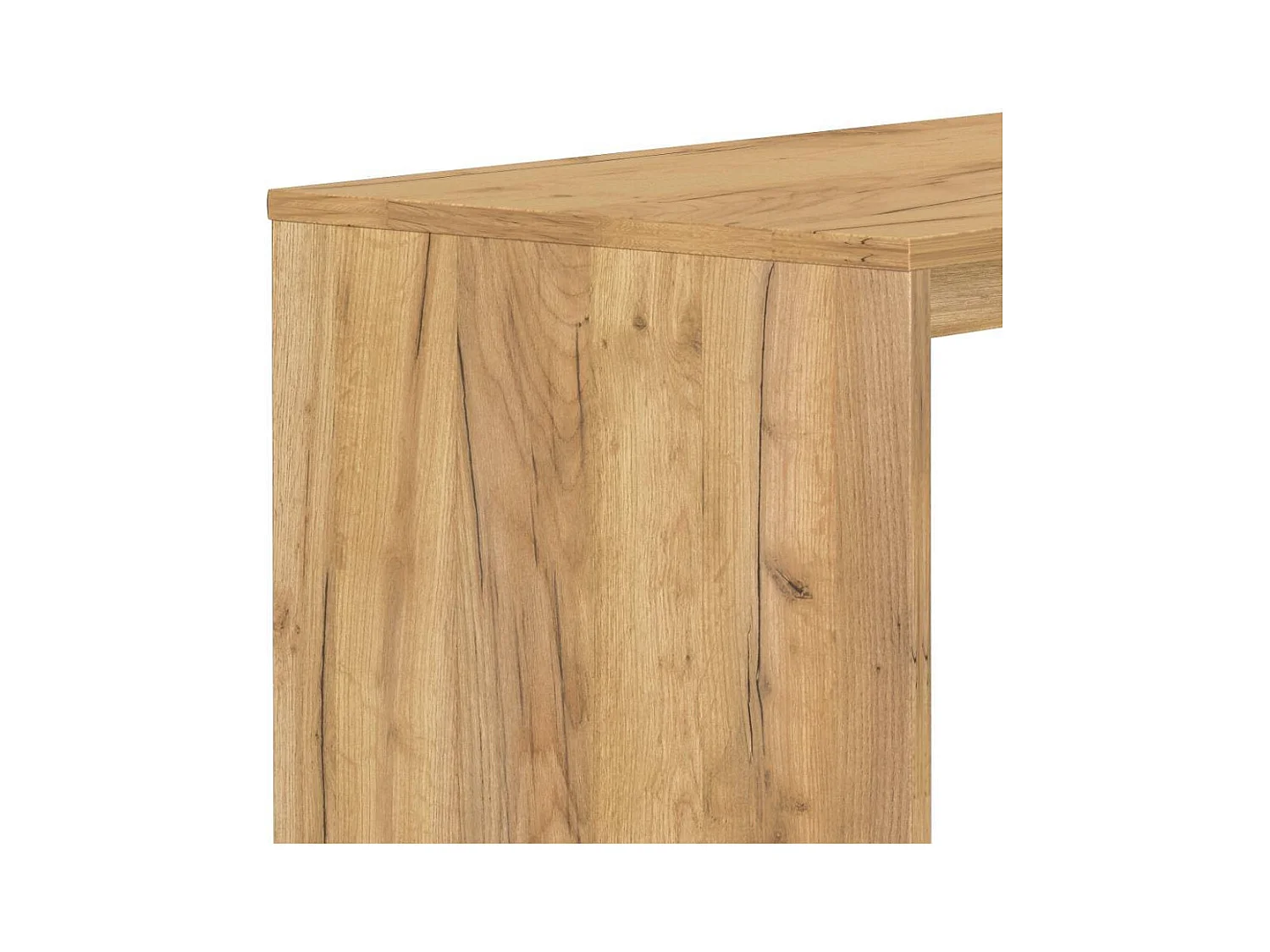 Schreibtisch Bürotisch mit Tür in Wildeichefarben