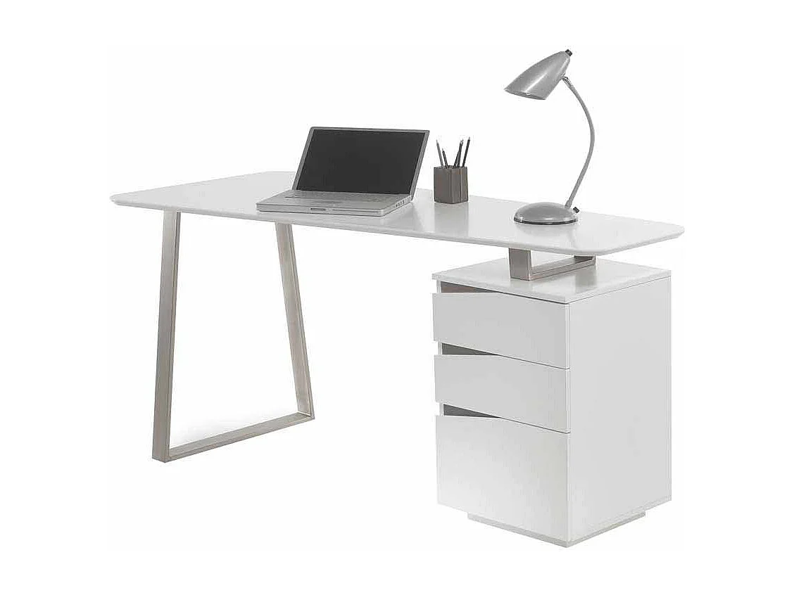 Bürotisch in Weiß 150 cm