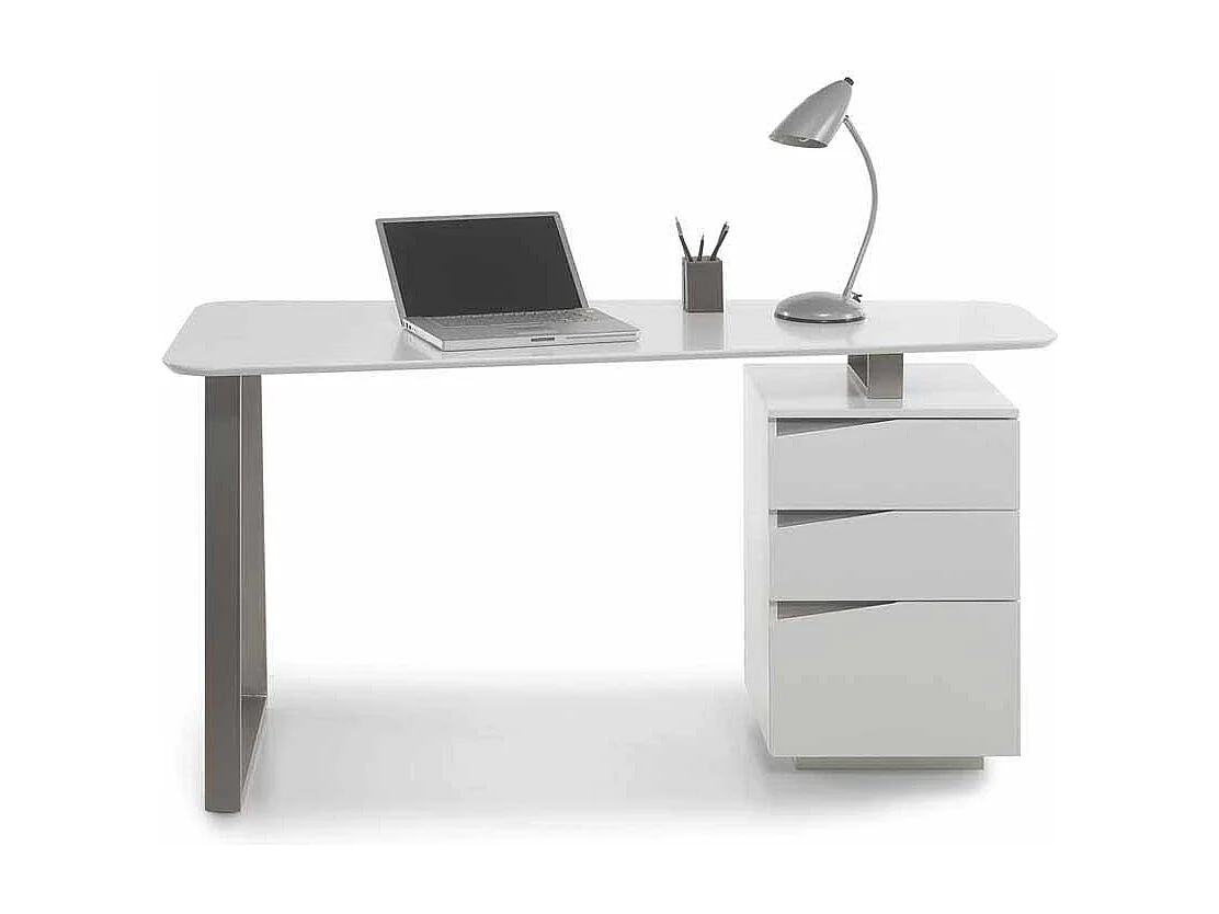 Bürotisch in Weiß 150 cm