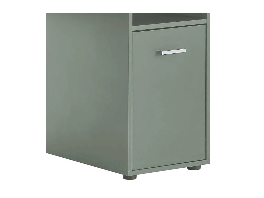 Schreibtisch Bürotisch in Graugrün mit drei Schubladen