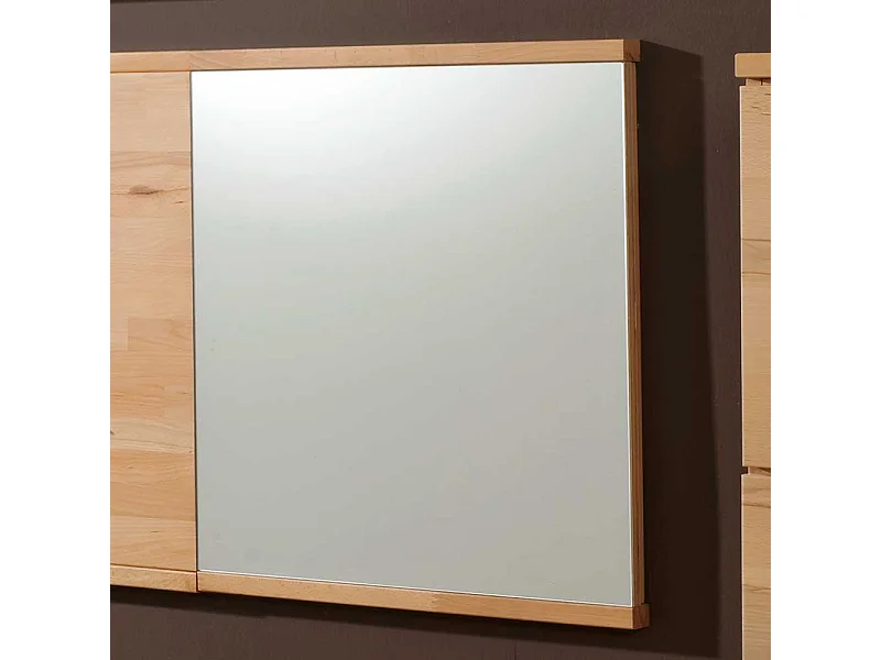 Garderobenspiegel aus Kernbuche massiv Rechteckig