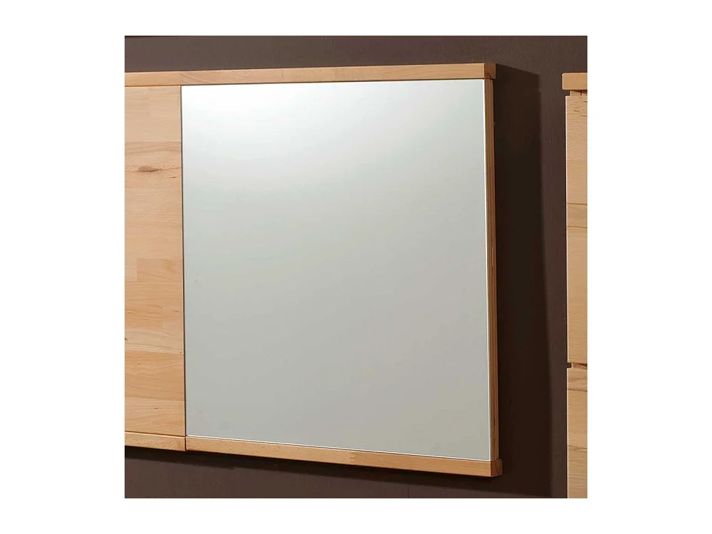 Garderobenspiegel aus Kernbuche massiv Rechteckig