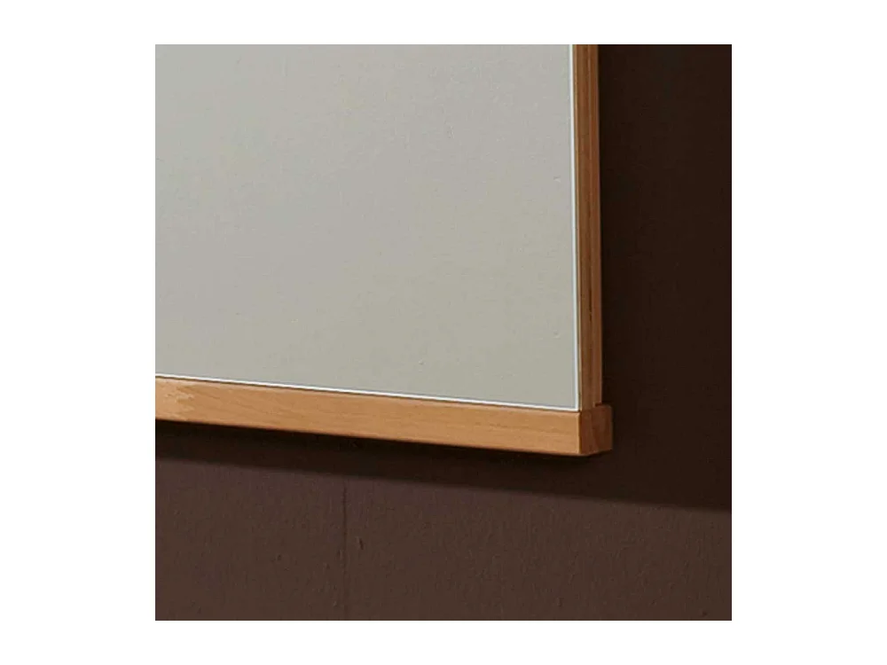 Garderobenspiegel aus Kernbuche massiv Rechteckig