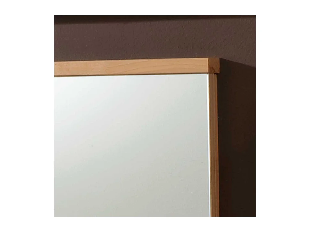 Garderobenspiegel aus Kernbuche massiv Rechteckig