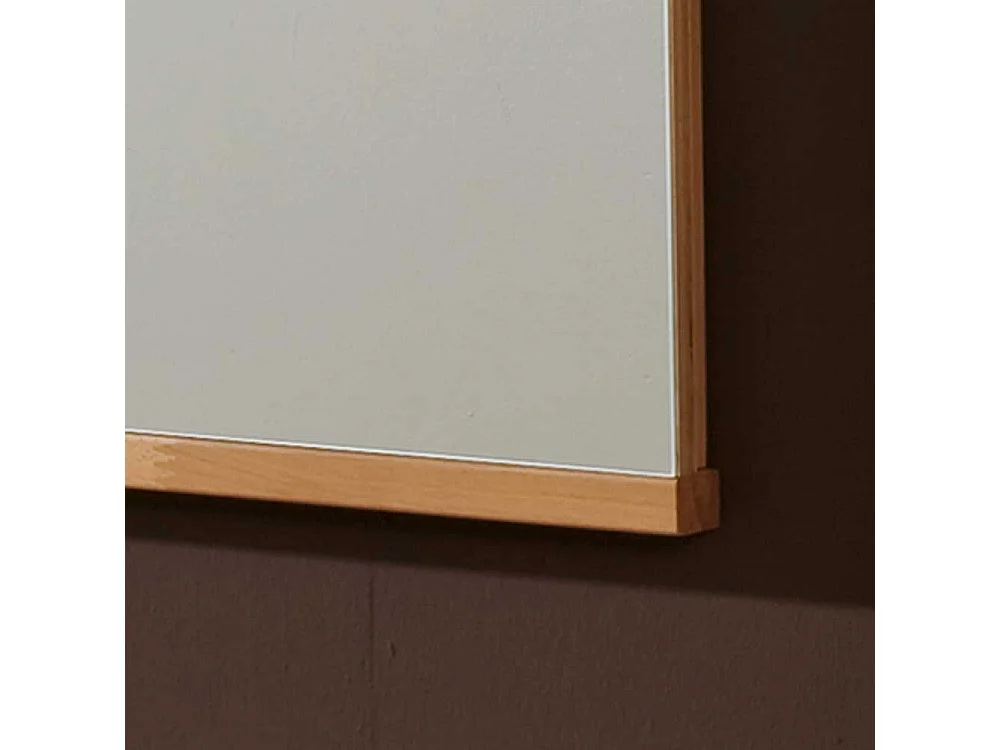 Garderobenspiegel aus Kernbuche massiv Rechteckig