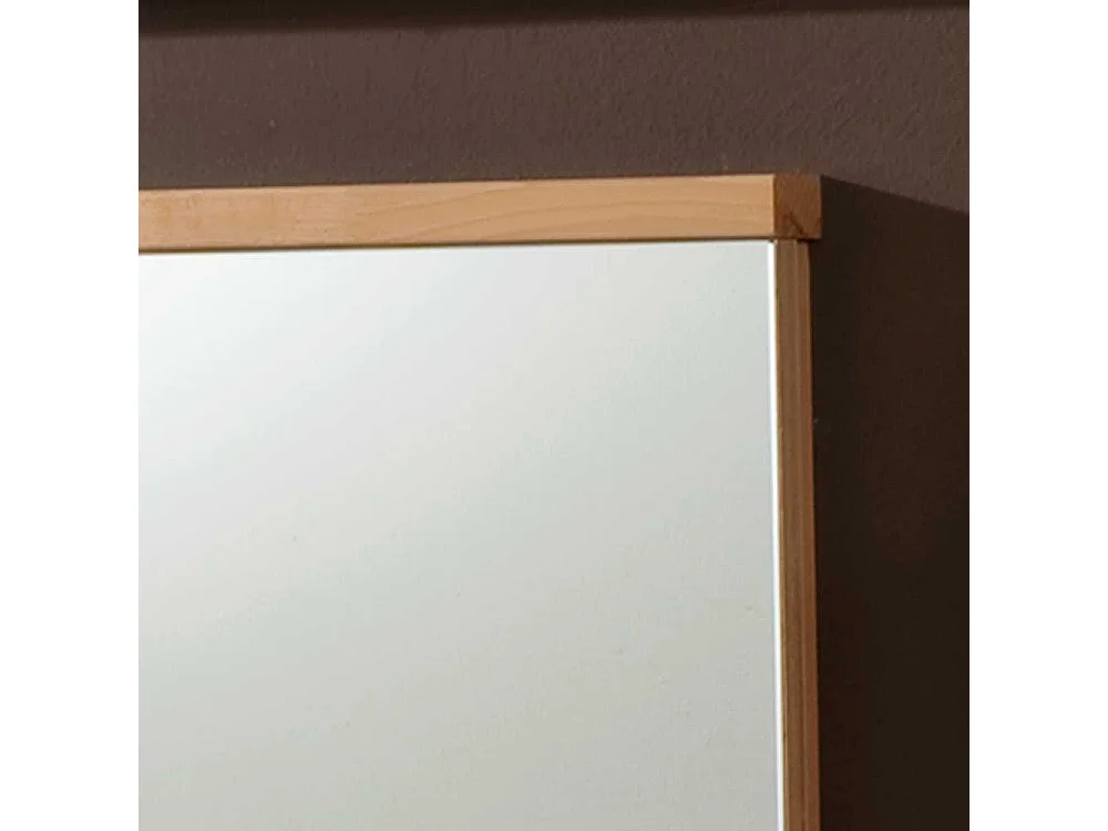 Garderobenspiegel aus Kernbuche massiv Rechteckig