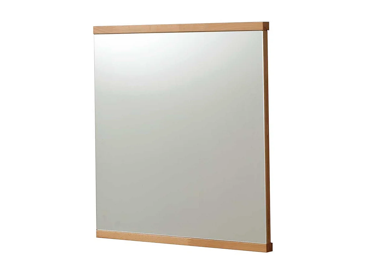 Garderobenspiegel aus Kernbuche massiv Rechteckig