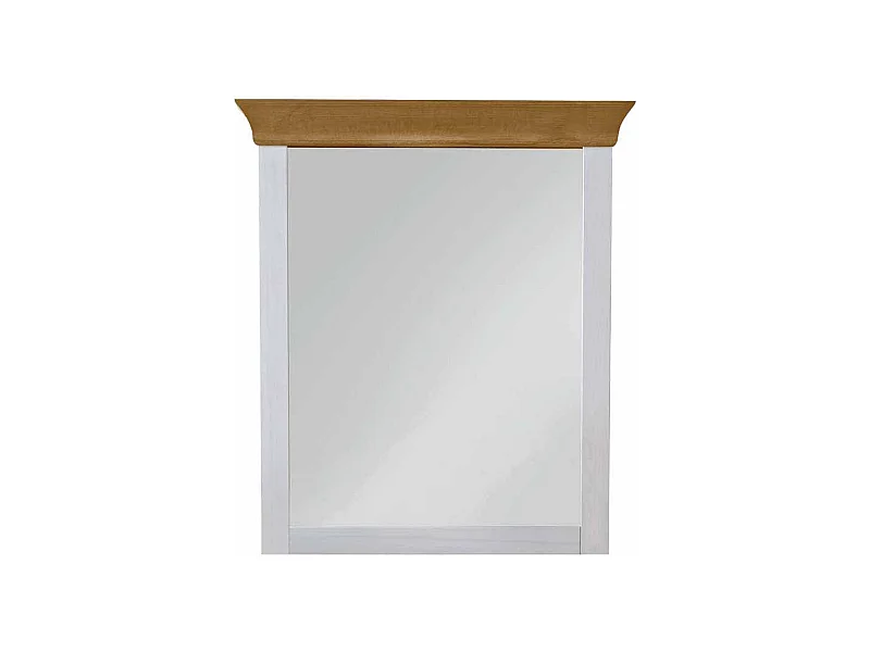 Wandspiegel in Weiß Kiefer massiv Landhaus