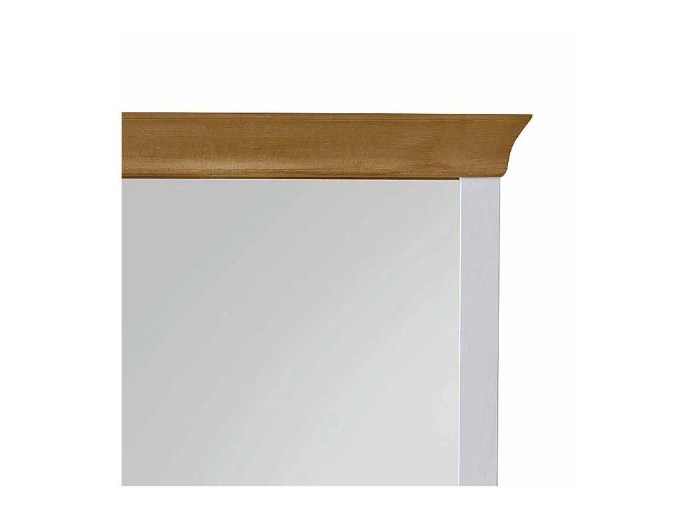 Wandspiegel in Weiß Kiefer massiv Landhaus