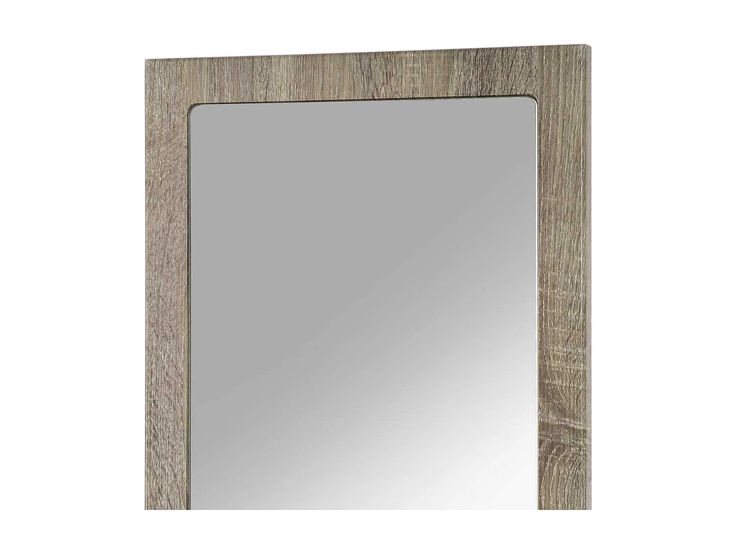 Garderobenspiegel in Eiche dunkel 40 cm