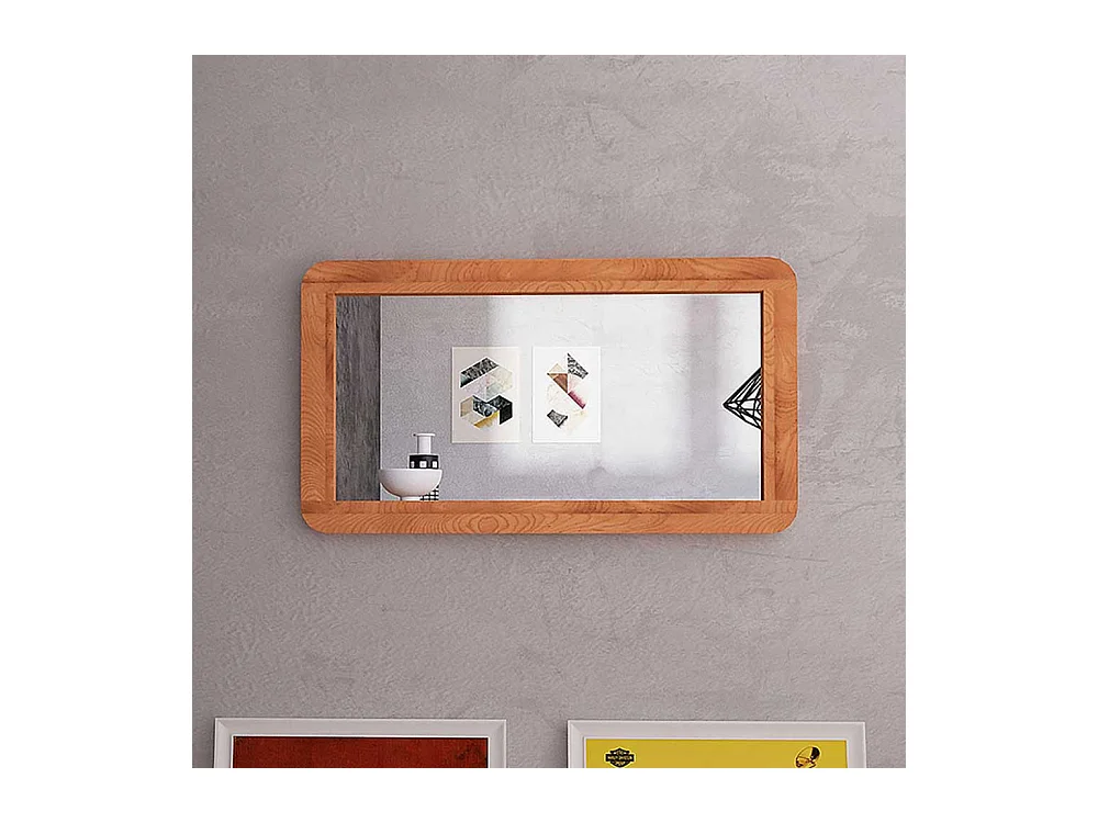 Dielenspiegel mit Holzrahmen modern
