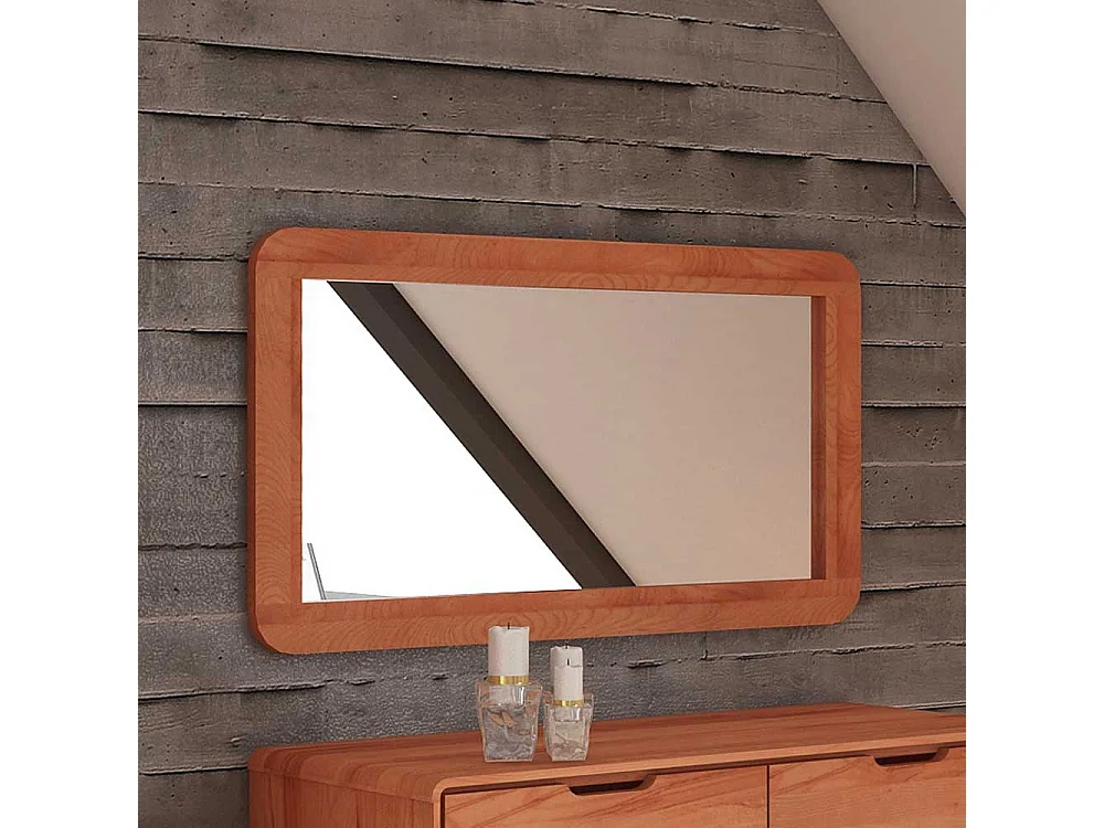 Dielenspiegel mit Holzrahmen modern